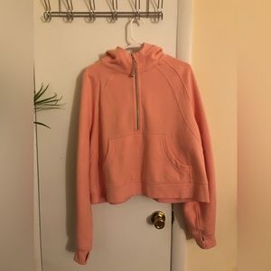 COPY - Lululemon Scuba Half Zip - Dew Pink